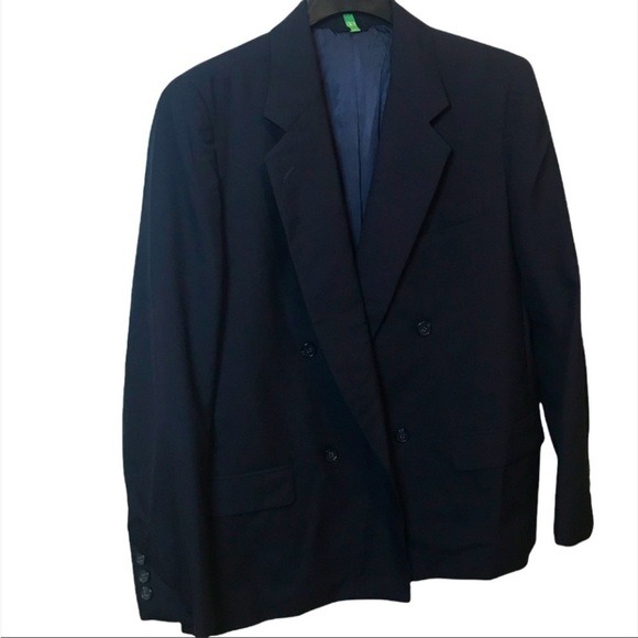 Vintage Norton Ditto Freedberg Classic Women Houston Blazer Size 14 100% Wool - Picture 1 of 6